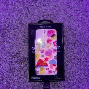 WildFlower Limited Edition Groovy Shroom iPhone 11 phone case.